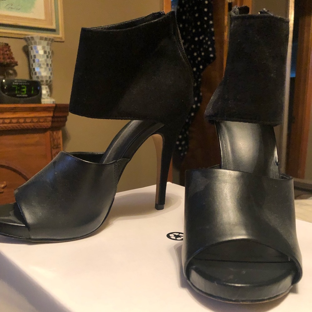 Open toe heels